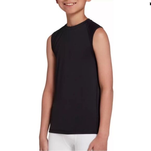 DSG Black Sleeveless Compression Shirt, Size XS, NWT - Picture 1 of 14